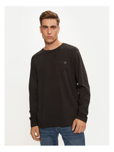 Calvin Klein Underwear Тениска с дълъг ръкав 000NM2668E Черен Regular Fit