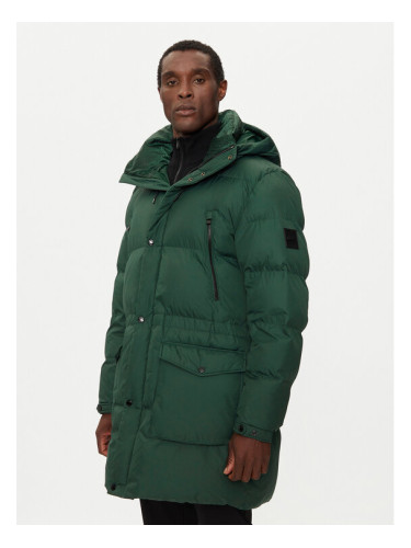 BOSS Зимно палто H-Condolo2 50525109 Зелен Regular Fit