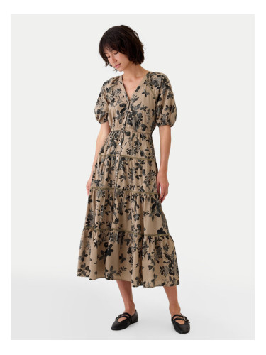 Gap Ежедневна рокля 517740 Каки Regular Fit