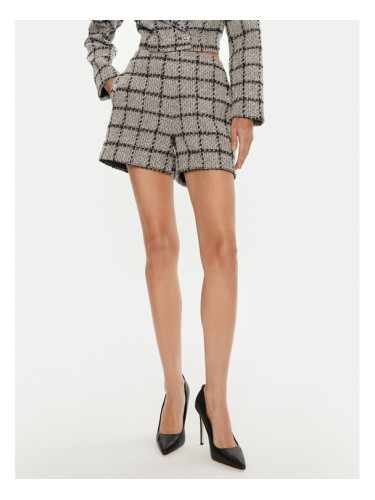 Bruuns Bazaar Шорти от плат Nadiata BBW4176 Сив Loose Fit