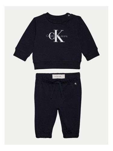 Calvin Klein Jeans Анцуг Monogram IN0IN00017 Син Regular Fit