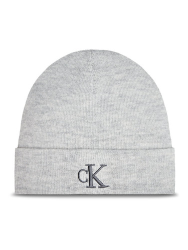 Calvin Klein Шапка Monogram Embro K60K612319 Сив