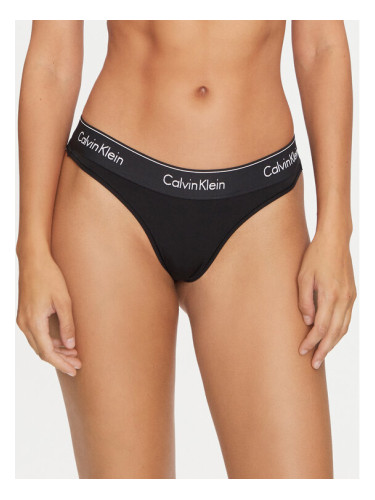 Calvin Klein Underwear Бикини тип прашка 0000F3786E Черен