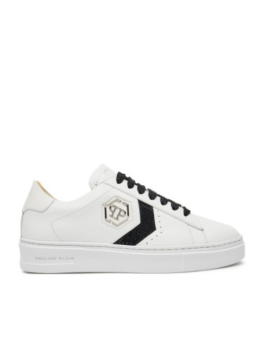 PHILIPP PLEIN Сникърси AADS USC0678 PLE075N Бял