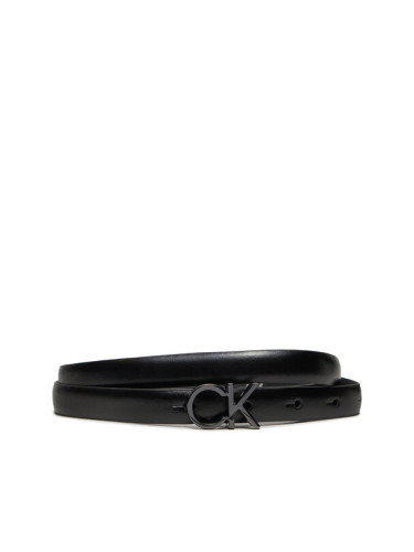 Calvin Klein Дамски колан Ck Thin Belt 1.5Cm K60K612360 Черен