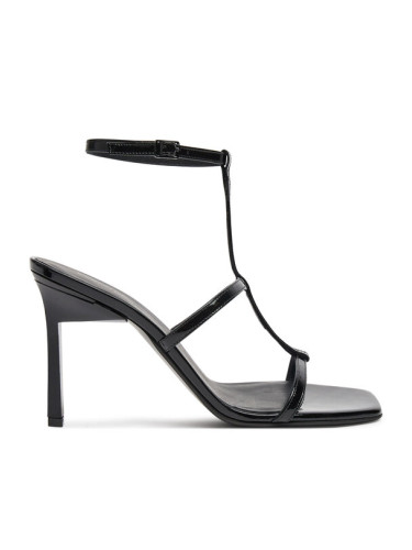 Calvin Klein Сандали Heel Gladi Sandal 90 Pat HW0HW02312 Черен