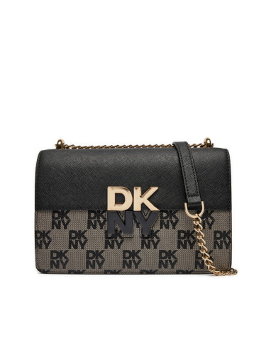 DKNY Дамска чанта Echo Sm Chain Flap R423YE31 Черен