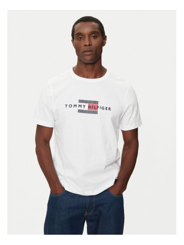 Tommy Hilfiger Тишърт MW0MW36455 Бял Regular Fit