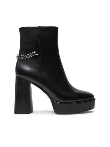 MICHAEL Michael Kors Боти Carlisle Leather Platform Boot 40F4CLME1L Черен