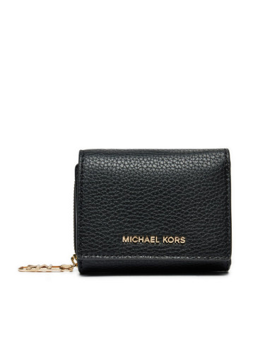 MICHAEL Michael Kors Малък дамски портфейл 32S4G8ED8L Черен