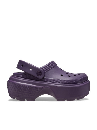 Crocs Чехли Stomp Clog 209350 Виолетов