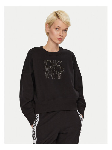 DKNY Sport Суитшърт DP4T9968 Черен Loose Fit