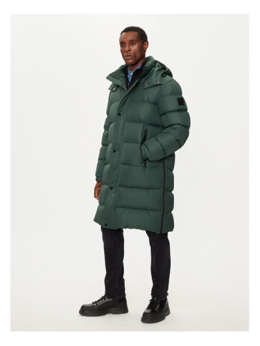 BOSS Зимно палто H-Donden5 50525237 Зелен Regular Fit