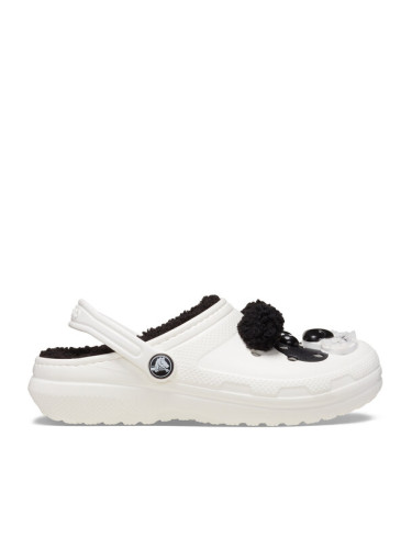 Crocs Чехли Classic Lined Iam Panda Bear Clog T 210395 Бял