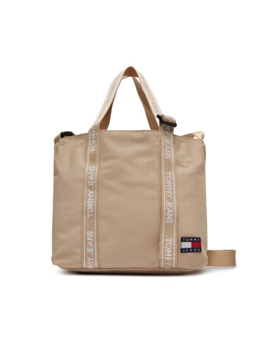 Tommy Jeans Дамска чанта Tjw Ess Daily Mini Tote AW0AW16277 Бежов