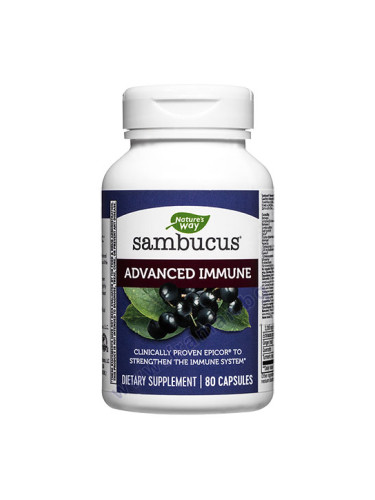 САМБУКУС АДВАНСТ ИМУН капсули * 80 NATURE'S WAY