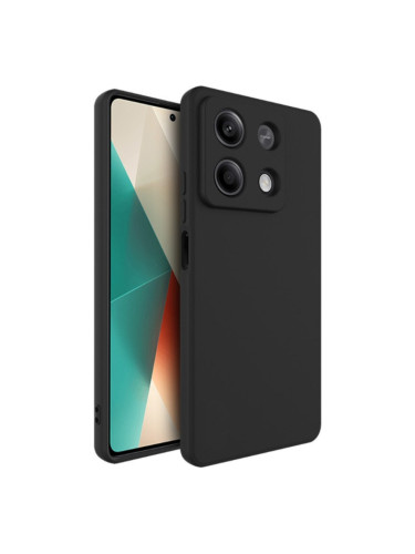 Силиконов кейс bSmart Silicone Soft Cover, За Xiaomi Redmi Note 13 5G, Черен