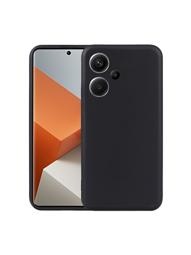 Силиконов кейс bSmart Silicone Soft Cover, За Xiaomi Redmi 13, Черен