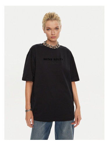 Miss Sixty Тишърт 6L2SJ2120000 Черен Relaxed Fit