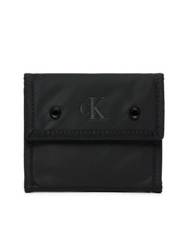 Calvin Klein Jeans Голям мъжки портфейл Over Webbing K50K512591 Черен