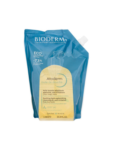 BIODERMA Atoderm Soothing Lipid-Replenishing Cleansing Oil Душ олио Пълнител 1000 ml