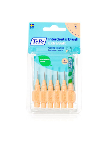 TePe Interdental Brush Extra Soft четки за междузъбно пространство Orange 0,45 mm 6 бр.