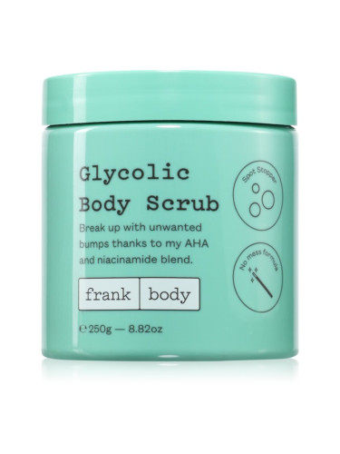 Frank Body Glycolic пилинг за тяло s AHA 250 гр.