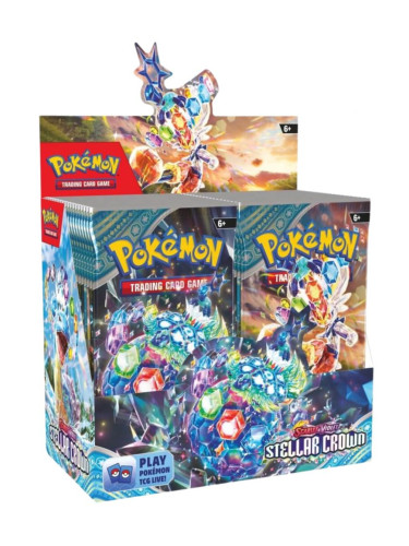  Pokemon TCG: Scarlet &amp; Violet 7 Stellar Crown Booster Display