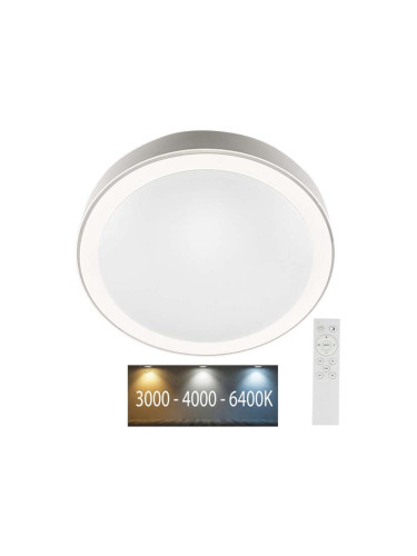 LED Димируем плафон LED/40W/230V 3000K/4000K/6500K + д.у.