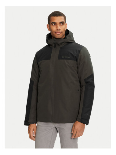 Jack Wolfskin Outdoor яке Jasper Ins A61872 Кафяв Regular Fit