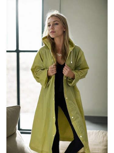 89762 Dewberry Waterproof Windproof Womens Raincoat-Khaki