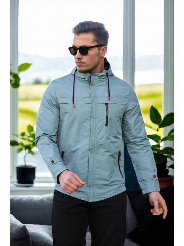 86622 Dewberry Hooded Mens Seasonal Jacket-MINT