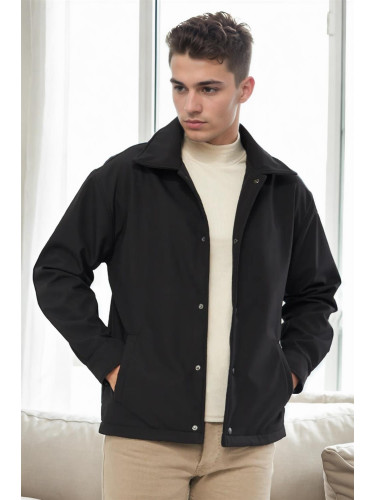 27199 Dewberry Softshell Mens Jacket-BLACK