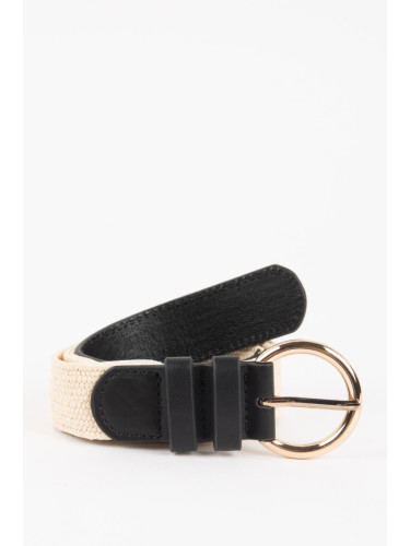 DEFACTO Women's Straw Braid Belt