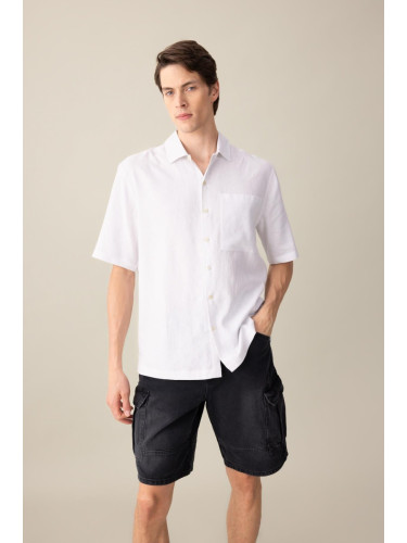 DEFACTO Relax Fit Polo Neck Short Sleeve Shirt