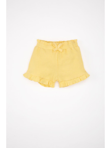 DEFACTO Baby Girl Comfort Fit Waffle Shorts