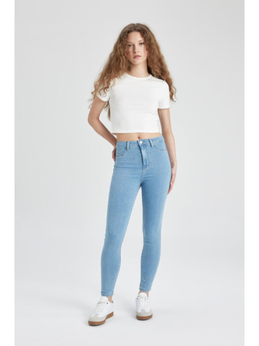 DEFACTO Jegging High Waist Ankle Length Skinny Leg Basic Jeans