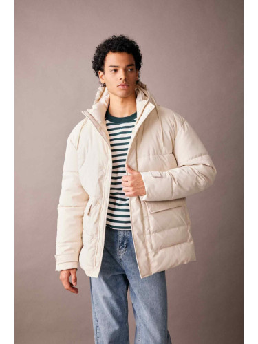 DEFACTO Slim Fit Hooded Puffer Jacket