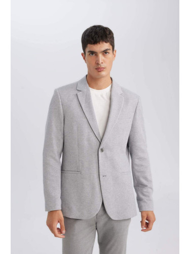 DEFACTO Slim Fit Lined Blazer Jacket