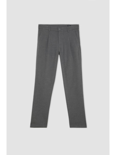 DEFACTO Tailored Regular Fit Straight Leg Trousers