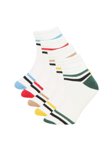 DEFACTO Size 5-Pack Cotton Ankle Socks