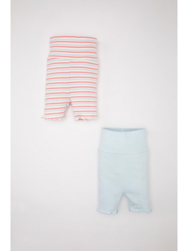 DEFACTO Baby Girl Striped Ribbed Camisole 2-Piece Shorts