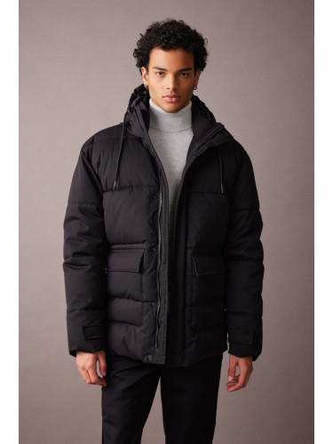 DEFACTO Slim Fit Hooded Puffer Jacket