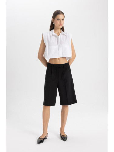 DEFACTO High Waist Wide Leg Shorts