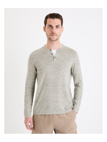 Celio Sweater henley Gelano - Men's