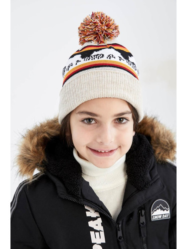 DEFACTO Boy's Pompom Beret