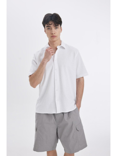 DEFACTO Regular Fit Cotton Short Sleeve Shirt