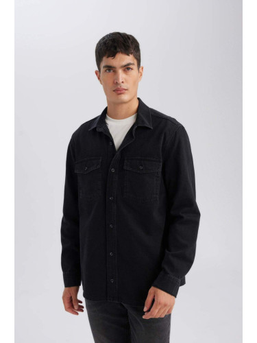 DEFACTO Regular Fit Long Sleeve Shirt