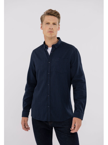 Volcano Man's Shirt K-Diogo Navy Blue