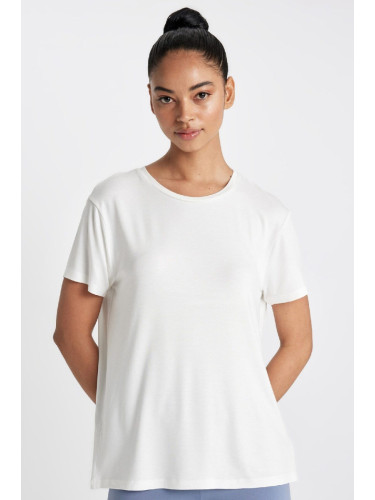 DEFACTO Fit Standard Fit Crew Neck Sportsman Basic Short Sleeve T-Shirt